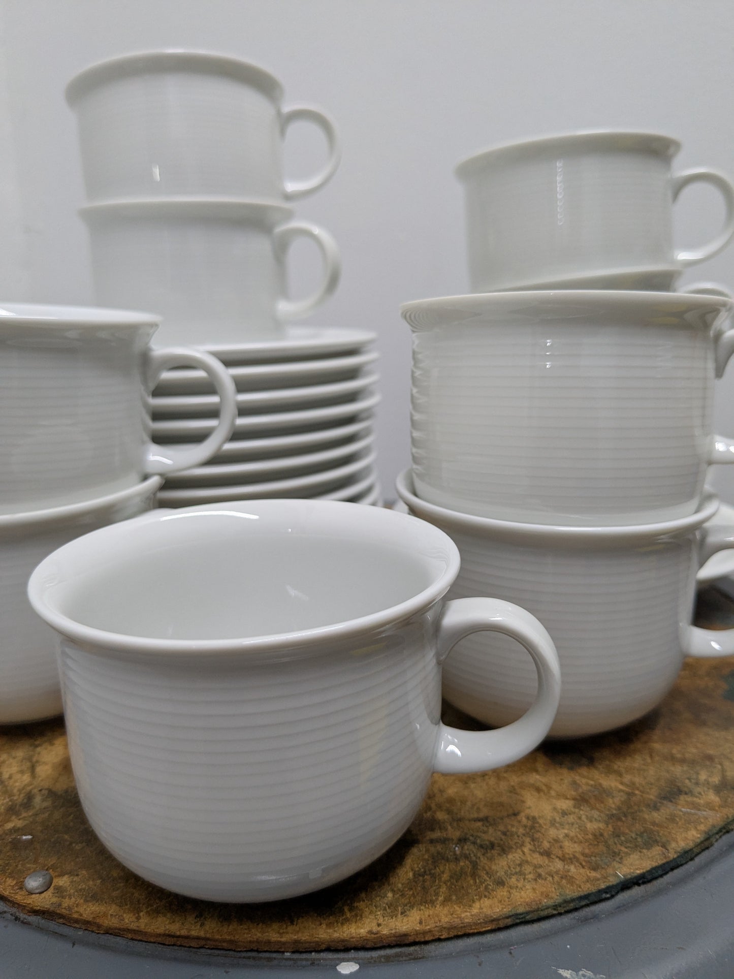 1980's Thomas Rosenthal Trend White Cup & Saucer