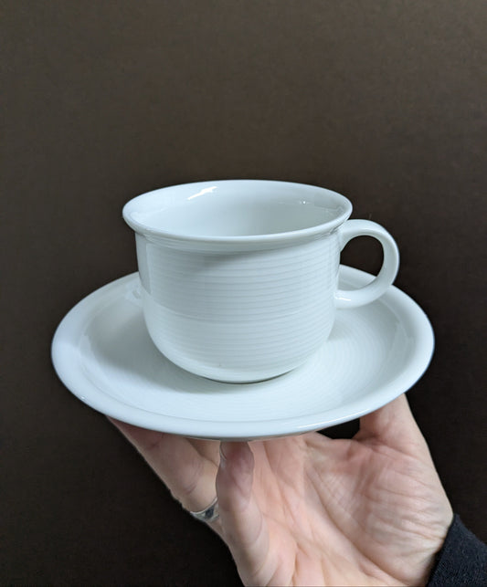 1980's Thomas Rosenthal Trend White Cup & Saucer