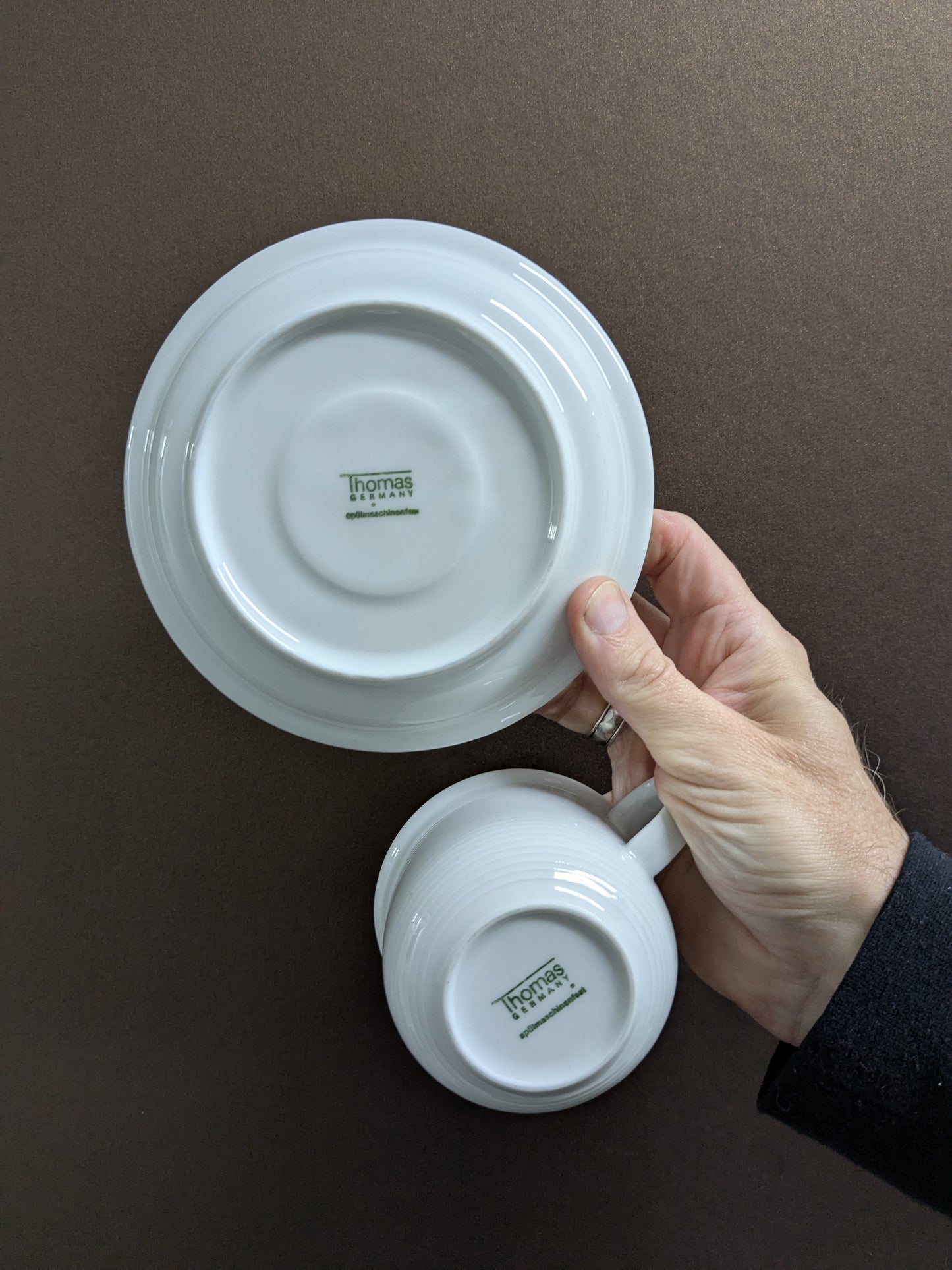 1980's Thomas Rosenthal Trend White Cup & Saucer